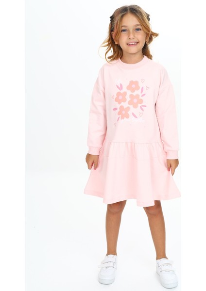 Kız Çocuk Baskılı Elbise