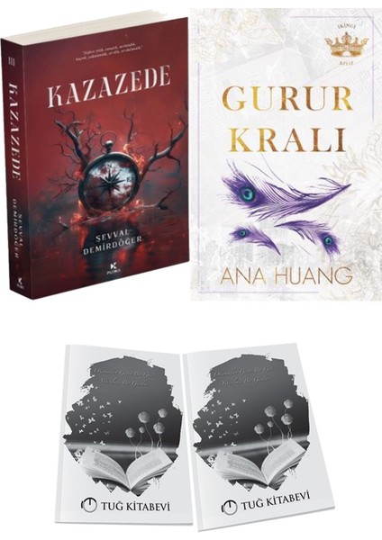 Gurur Kralı ve Pukka Yayınları Kazazede 3 Şevval Demirdöğer 2li Set + Hediyeli