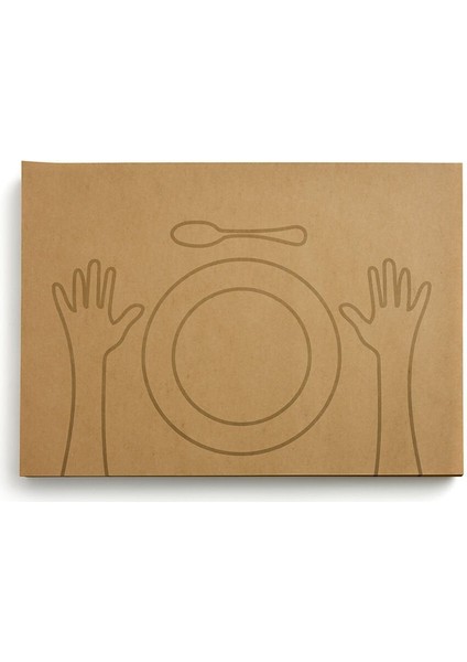 El-Tabak Desenli Kraft Servis Kağıdı 34X24,5 cm 500 Adet