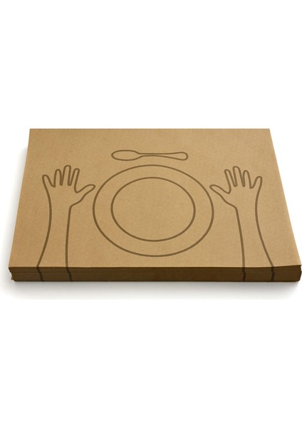 El-Tabak Desenli Kraft Servis Kağıdı 34X24,5 cm 500 Adet fiyatları