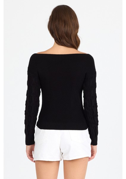 Kadın Selanik Örgü Triko Bluz 2699 (Standart Beden S-M-L-Xl Beden Uyumludur) fırsatları