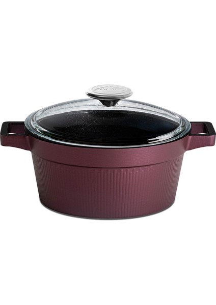 Granit Master Döküm Mürdüm Tencere 20 cm