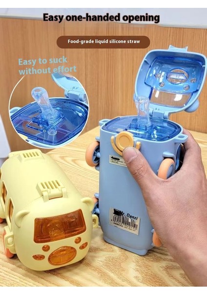 Çocuk Su Bardağı Taşınabilir Açık Zıplayan Plastik Bardak Bebek Otobüsü (Yurt Dışından) modelleri