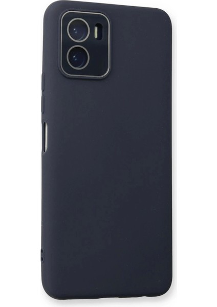 Vivo Y15S Kılıf Lansman Glass Kapak - Lacivert modelleri