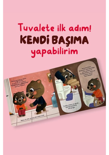 Kendi Başıma Uyku & Tuvalet Kitap Seti (2’li) | 6 Ay – 4 Yaş Okul Öncesi Eğitim Kitapları indirimleri