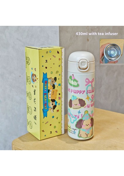 Yalıtımlı Kupa Sevimli Öğrenci Düz Içme Kupa Hediyelik Kupa (Yurt Dışından)