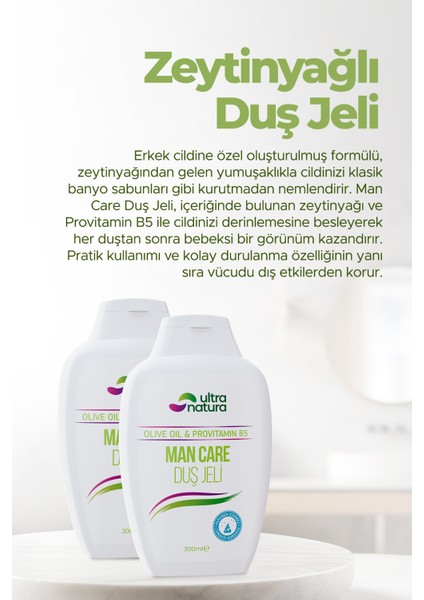 Olive Oil & Provitamin B5 Içeren Erkek Duş Jeli - 300 ml modelleri