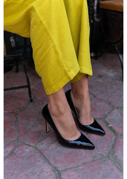 Ping Siyah Rugan Stiletto indirimleri