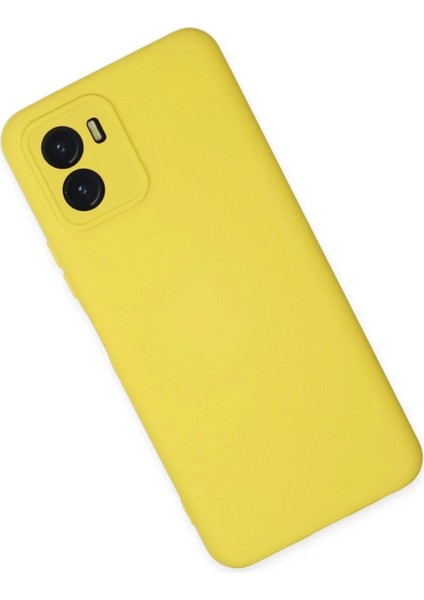 Vivo Y15S Kılıf Nano Içi Kadife Silikon - Sarı fiyatları