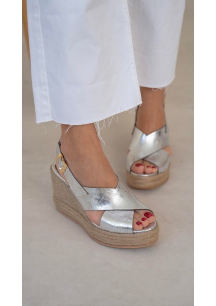 Jordy Lame Hakiki Deri Sandalet indirimleri