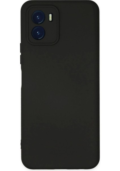 Vivo Y15S Kılıf Nano Içi Kadife Silikon - Siyah