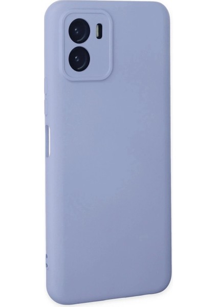 Vivo Y15S Kılıf Nano Içi Kadife Silikon - Lila modelleri