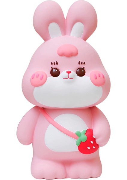 Pingu Tavşan Şekilli Kumbara - Sevimli Tasarım, 27 cm Yükseklik, Para Biriktirme Kutusu fiyatları