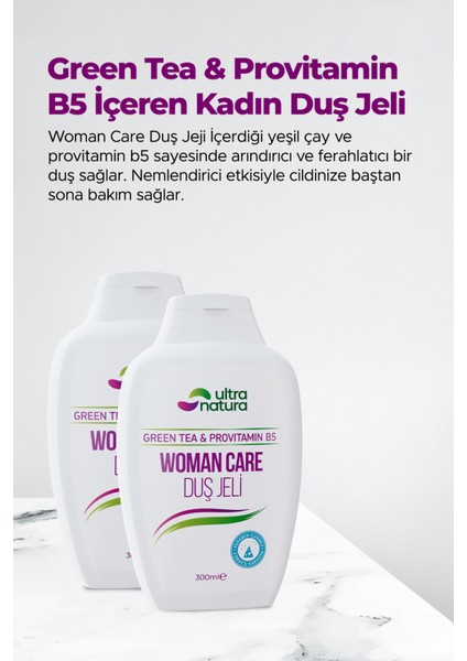 Green Tea & Provitamin B5 Içeren Kadın Duş Jeli - 300 ml modelleri