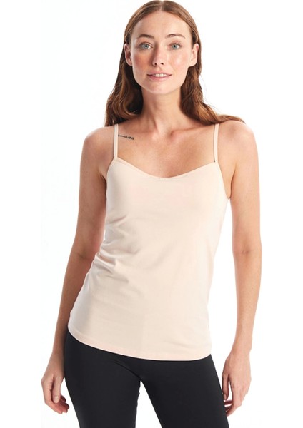 Lcw Dream Pembe Kalp Yaka Askılı Kadın Kuplu Atlet