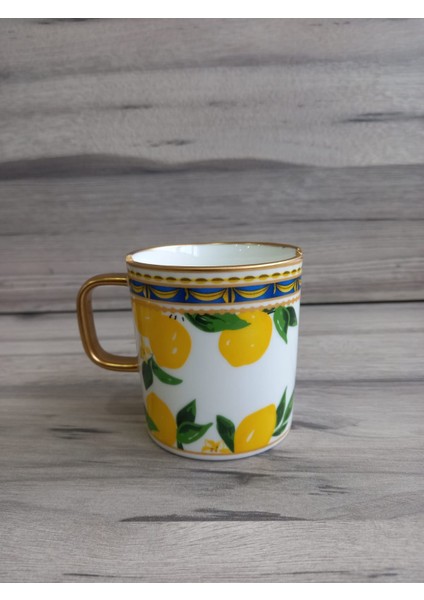 Tekli Porselen Kupa Lemone Serisi