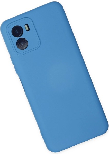 Vivo Y15S Kılıf Nano Içi Kadife Silikon - Mavi fiyatları