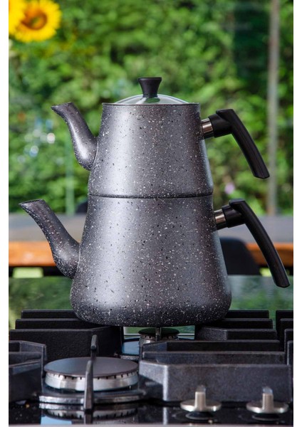 Bonjour Large Granit Kaplama Çaydanlık Takımı Gri fiyatları