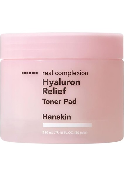 Hyaluron Relief Toner Pad-Nemlendirici-Yatıştırıcı Toner Ped 210ML (60PCS)