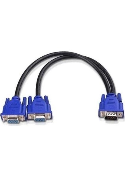 VGA Y Kablo, VGA To 2x VGA Çoklayıcı Kablo