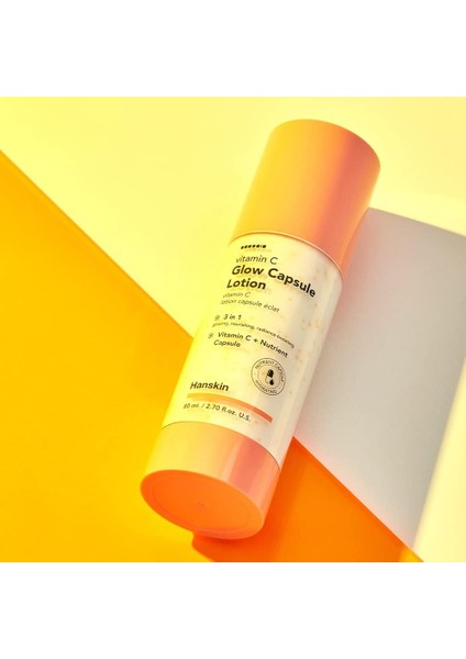 Vitamin C Glow Capsule Lotion – C Vitaminli Aydınlatıc Kapsül Içeren LOSYON,80ML fiyatları