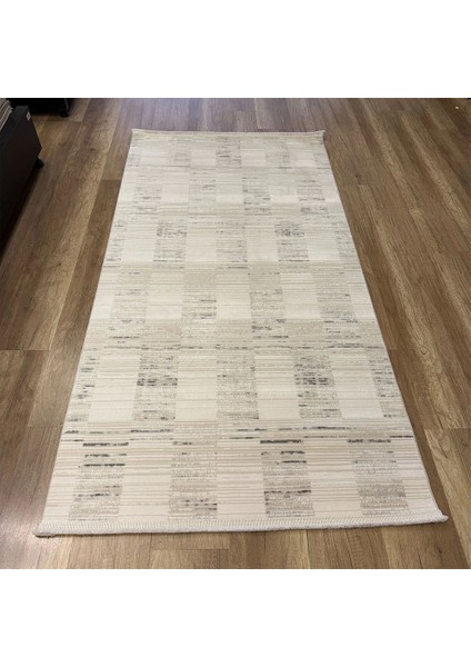 Decor 1136 Gri Yün Tuşeli Pamuk Taban Halı