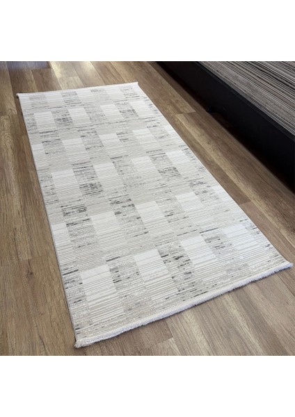 Decor 1136 Gri Yün Tuşeli Pamuk Taban Halı modelleri