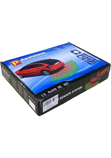 12V Park Sensörü+Gece Görüşlü Kamera+Ekran 4.3" LCD (22.5 Mm) Siyah fırsatları