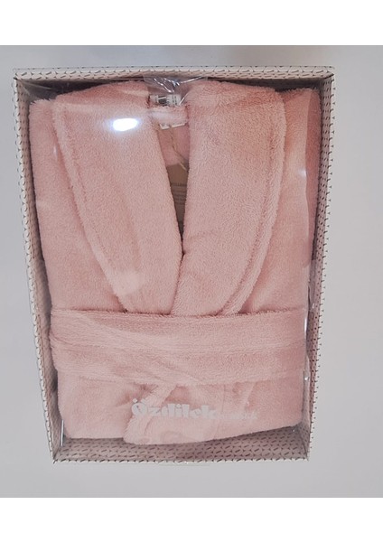 Colourist Şal Yaka Bornoz S & M Beden Açık Mercan fiyatları