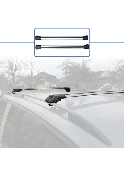 Nissan Qashqai 2010-2013 Model Arası Uyumlu Ara Atkı Tavan Barı Gri fiyatları