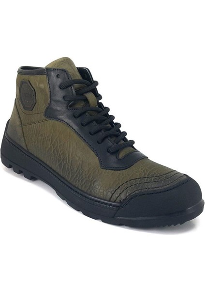 1339 Erkek Kauçuk Taban Deri Bot