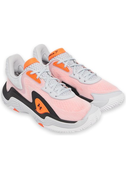 3028461 Ua Spawn 7 Basketbol Pembe Erkek Spor Ayakkabı