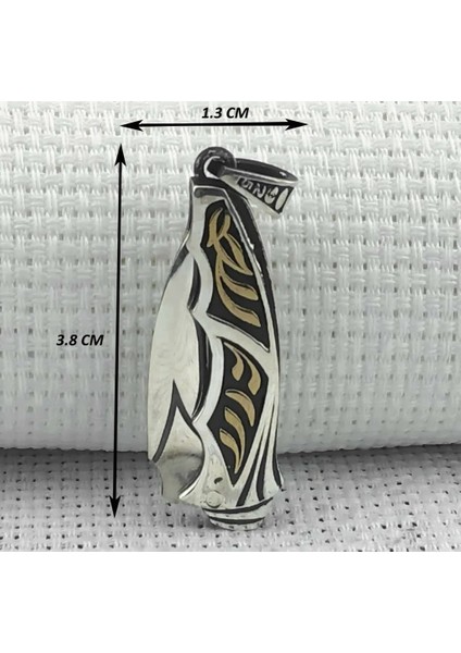 925 Ayar Gümüş Çakı Tasarımlı Kolye Ucu indirimleri