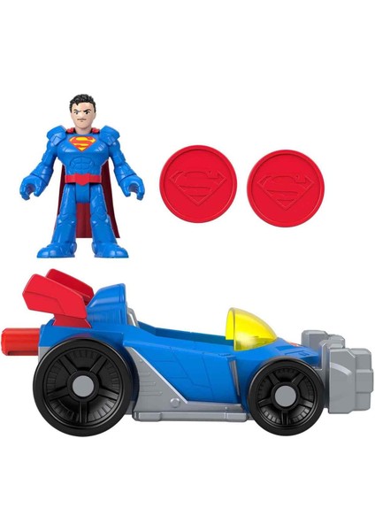 Imaginext Dc Super Friends Metal Force Oyun Seti - Supermobile JFJ69