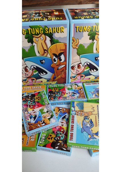 Tung Tung Sahur 12 Mini Kutu Karakter Kartı | 72 Kart + 12 Sticker + Mini Şeker Hediyeli Set Paket Oyun Kağıtları fiyatları