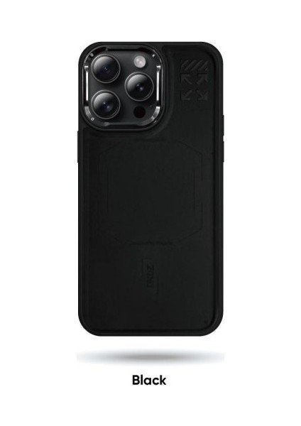 iPhone 16 Pro Max Premium Technology Siyah Magsafe Koruyucu Kılıf