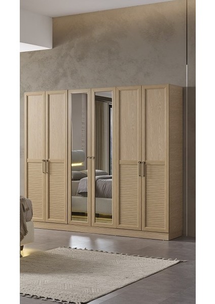 Lupin Mdf 6 Kapaklı Dolap