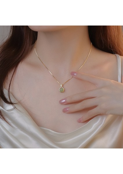 BINRONG0446 Altın Kutsanmış Çanta Zirkon Kolye (Yurt Dışından) fiyatları