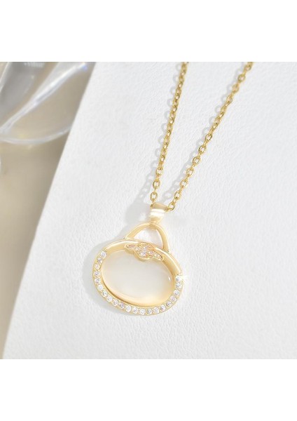 BINRONG0192 Altın Yüzük Zirkon Kolye (Yurt Dışından) fiyatları