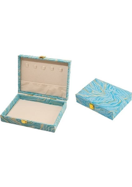 Küpe Kolye Mücevher Kutusu Büyük Kapasiteli Kolye Yüzük Kutusu (Yurt Dışından)