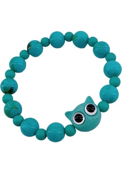 Tatlı ve Havalı Kedi Boncuklu Bilezik Unisex Çift Bileziği Ins (Yurt Dışından)