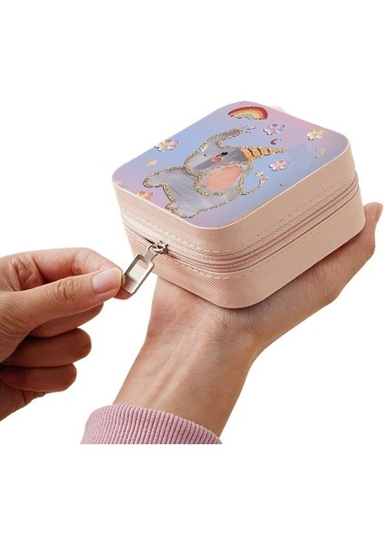 Sevimli Fil Yüzük Kutusu Kolye Yüzük Mücevher Kutusu (Yurt Dışından) modelleri