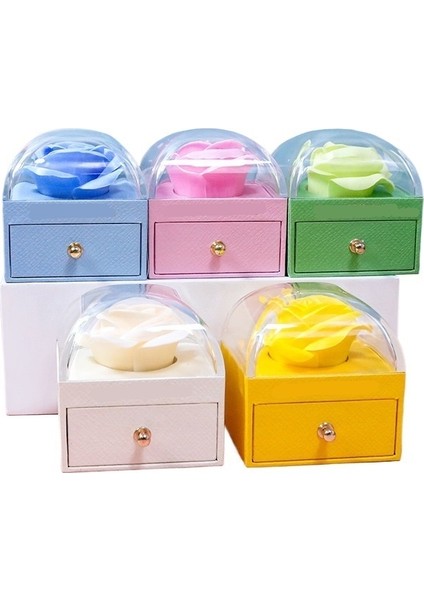 Gül Yüzük Kutusu Mücevher Kutusu Teklif Yüzük Kutusu Sevgililer Günü Hediye Paketleme Kutusu (Yurt Dışından) modelleri