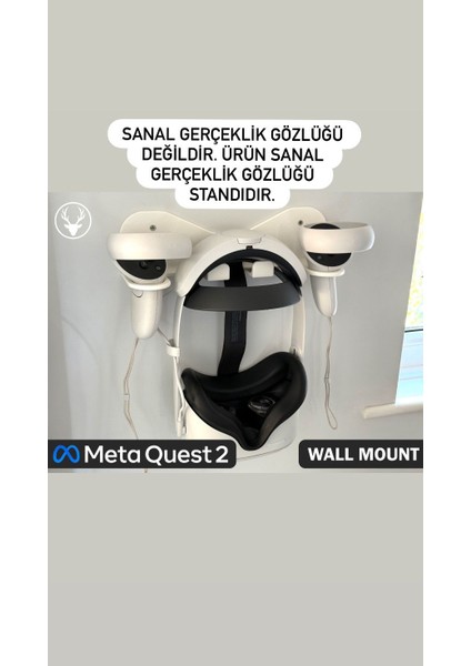 Meta Quest 2 Için Vr Standı, Duvara Monte Oculus Meta Quest Vr Standı, Vr Sanal Gözlük Standı