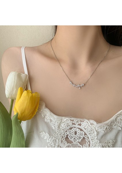 BINRONG0452 Gümüş Yıldız Zirkon Kolye (Yurt Dışından) fiyatları