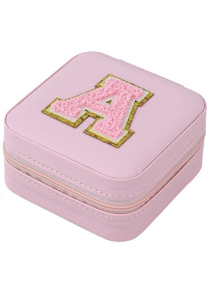 Alfabe Tarzı Basit Taşınabilir Aynalı Yüzük Kutusu (Pembe A) (Yurt Dışından) fiyatları