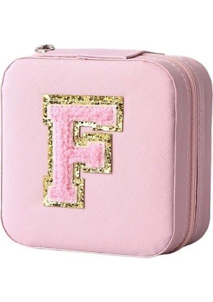 Aynalı Taşınabilir Yüzük Kutusu (Pembe F) (Yurt Dışından)