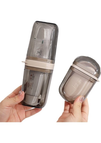 Karikatür Sevimli Ağız Gargarası Bardağı Ev Çocuklar Seyahat Taşınabilir Yıkama Bardağı Sabun Kutusu Seti Diş Fırçası Bardağı Diş Macunu (Yurt Dışından)