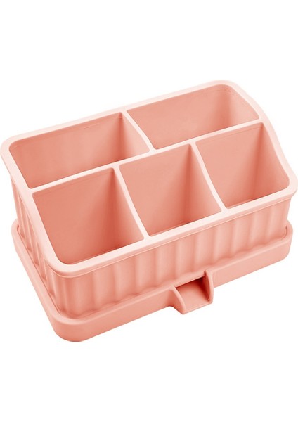 Silikon Diş Fırçası ve Diş Macunu Saklama Kutusu Rafı Banyo Rafı Tuvalet Yıkama Seti Kaymaz Güzellik Malzemeleri Saklama (Yurt Dışından)