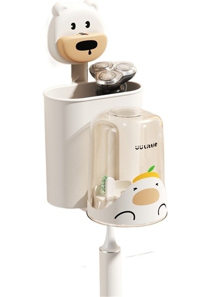 Vantuzlu Diş Fırçası Tutucu Sevimli Çizgi Film Üçlü Aile Ağız Gargarası Bardağı Diş Fırçası Bardağı Banyo Duvara Monte Çocuk Diş Fırçası Tutucu (2 Adet) (Yurt Dışından) modelleri